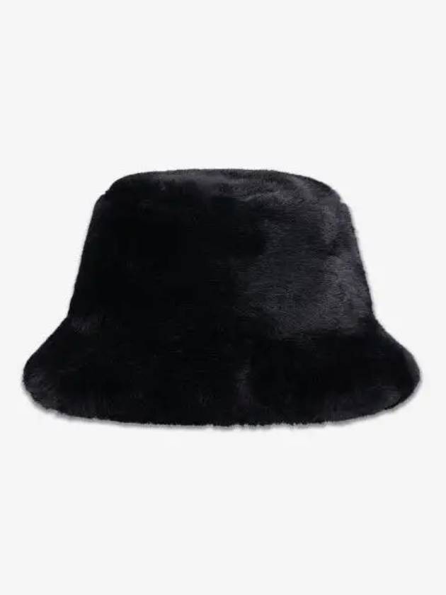 Vera Fake Fur Bucket Hat Black 61507907089900 - STAND STUDIO - BALAAN 1