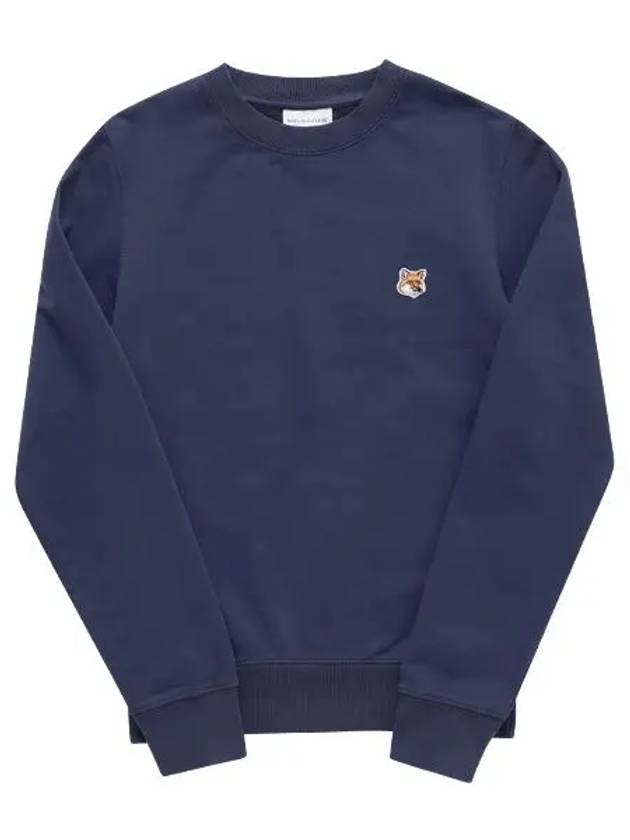 Fox Head Patch Regular Sweatshirt Midnight Blue - MAISON KITSUNE - BALAAN 3