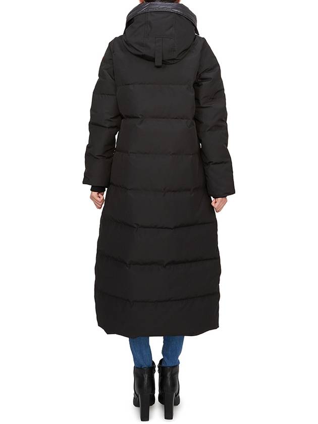 Mystique Satin Long Parka Black - CANADA GOOSE - BALAAN 5