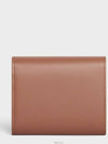 Shiny Triomphe Small Calfskin Half Wallet  Bronze - CELINE - BALAAN 6