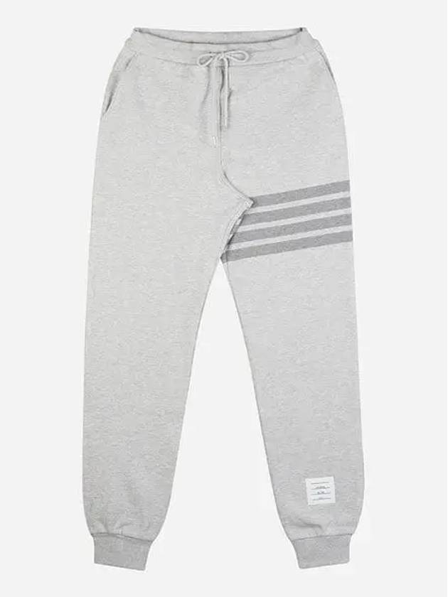 Men's Diagonal Training Cotton Track Pants Grey - THOM BROWNE - BALAAN 2