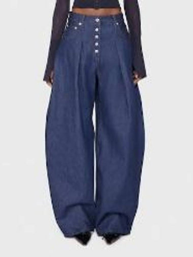 24 ss Baggy Denim Pants 241DE041151338B B0031046791 - JACQUEMUS - BALAAN 1