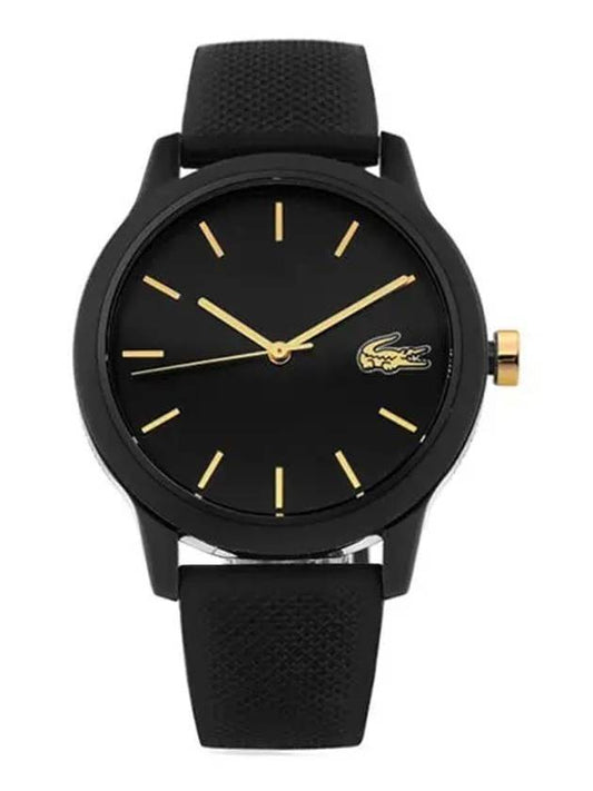 TR90 Quartz Silicone Strap Watch Black - LACOSTE - BALAAN 1