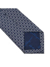 Gancini Print Silk Tie Navy - SALVATORE FERRAGAMO - BALAAN 7