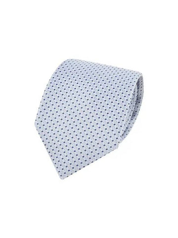 Men s Circle Pattern Silk Tie Light Blue - GIORGIO ARMANI - BALAAN 1