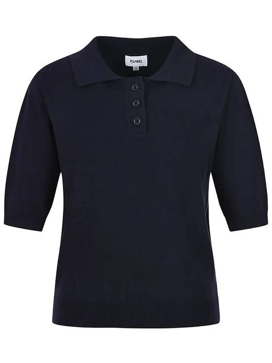 Polo collar short sleeve knit MK4MP301 - P_LABEL - BALAAN 2