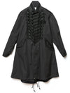 x Dover Street Market 15th Anniversary Monochrome Market Napoleon Coat Black Khaki - SACAI - BALAAN 4