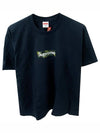 T57 NV Box Logo Round Short Sleeve TShirt Navy Men's TShirt TSH - SUPREME - BALAAN 1