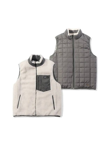 Reversible Sherpa Vest Khaki - OFFGRID - BALAAN 1