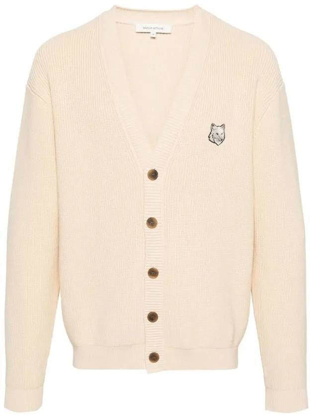 Maison Kitsune Bold Fox Head Patch Men s Cotton Cardigan MM00506 P205 - POLO RALPH LAUREN - BALAAN 2