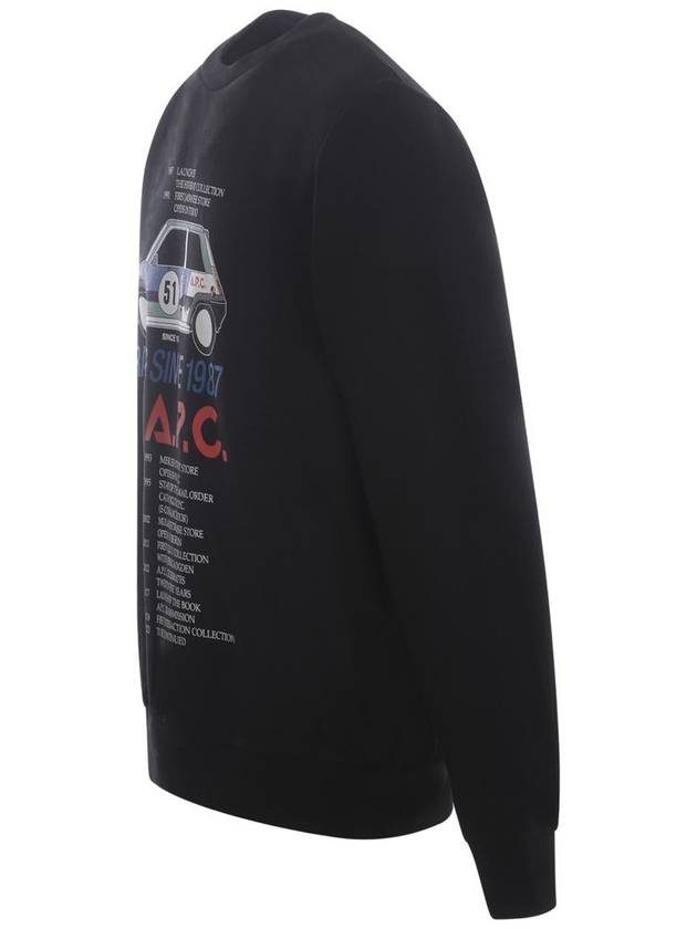 Mac Racing Car Sweatshirt Black - A.P.C. - BALAAN 3