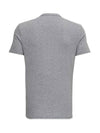 Cotton Crew Neck Short Sleeve T-Shirt Grey - TOM FORD - BALAAN 3