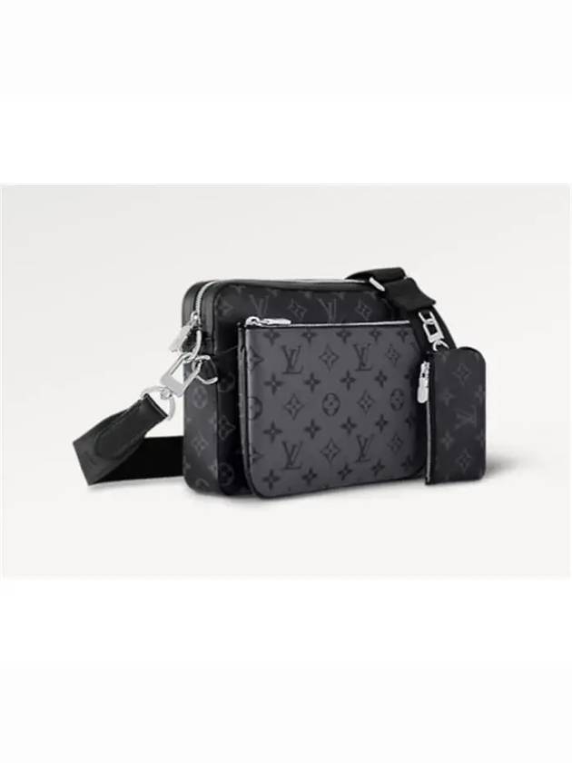 Trio Messenger Bag Grey - LOUIS VUITTON - BALAAN 3