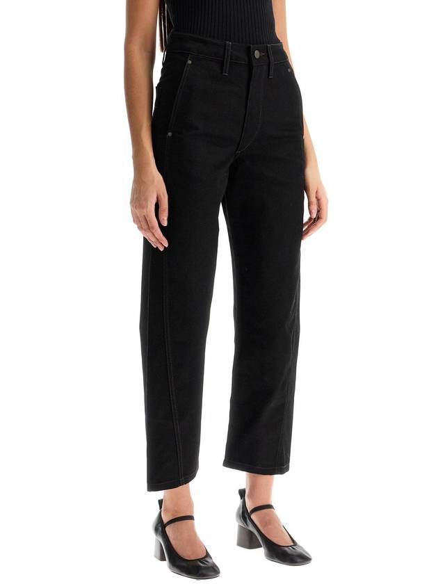 Mid-Rise Twisted Jeans Black - LEMAIRE - BALAAN 3