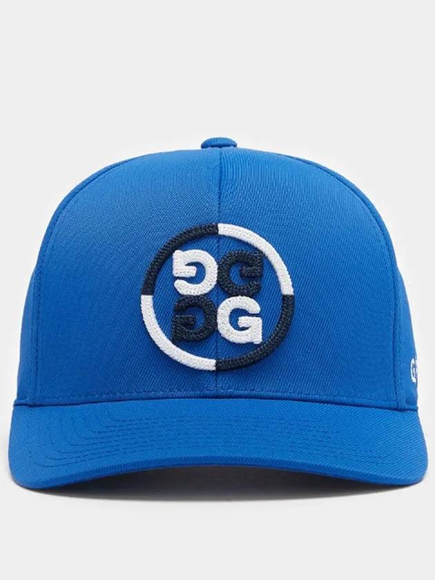 Men's Color Block Circle Stretch Twill Ball Cap Blue - G/FORE - BALAAN 3