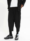 Pleated 9/4 Baggy Pants Black - MONPLISSE - BALAAN 1