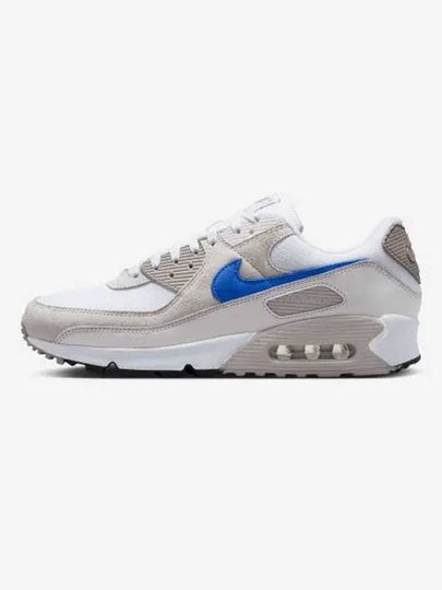 Air Max 90 Low Top Sneakers Racer Blue Grey - NIKE - BALAAN 2