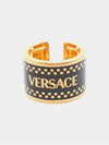 90s engraved logo ring 10151991A00638 - VERSACE - BALAAN 4