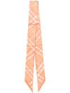 Check Skinny Silk Scarf Pink - BURBERRY - BALAAN 2