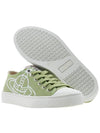 Plimsoll 20 logo canvas low-top sneakers green - VIVIENNE WESTWOOD - BALAAN.