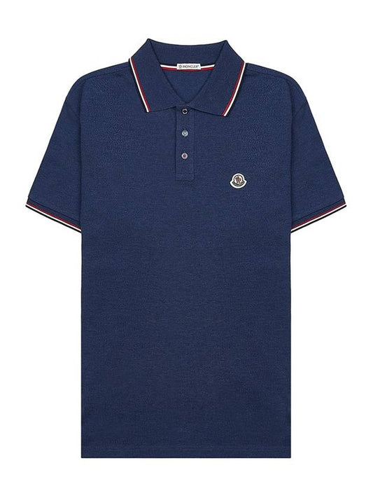 Men s Polo Short Sleeve T Shirt 8A70300 84556 795 - MONCLER - BALAAN 1