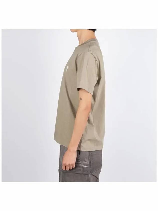 De Coeur Short Sleeve T-Shirt Green - AMI - BALAAN 4