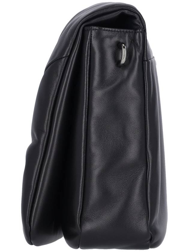 Viv' Choc Large Leather Shoulder Bag Black - ROGER VIVIER - BALAAN 6