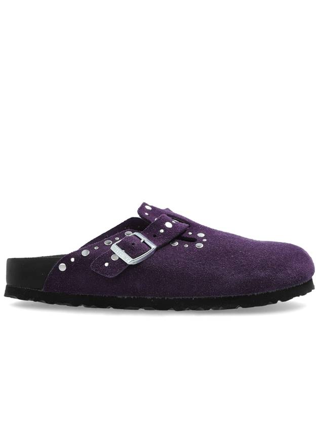 Birkenstock Slides Boston Rivet Border, Women's, Purple - BIRKENSTOCK - BALAAN 1