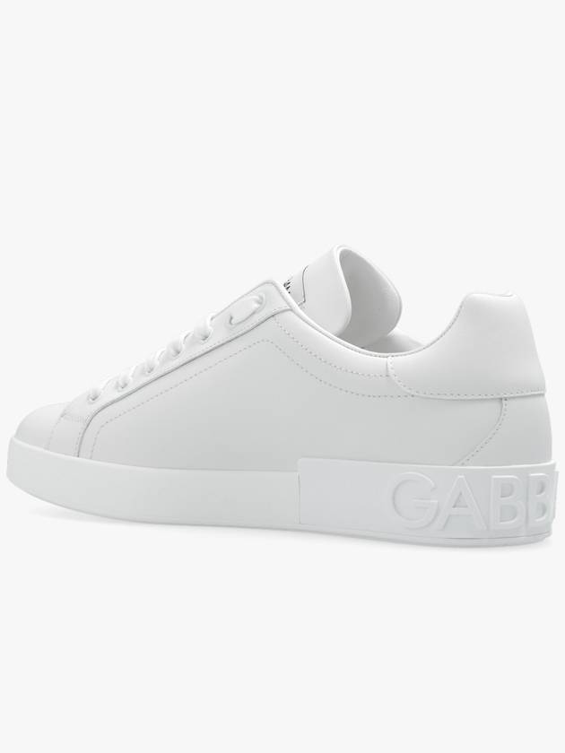 Portofino Calfskin Low Top Sneakers White - DOLCE&GABBANA - BALAAN 6