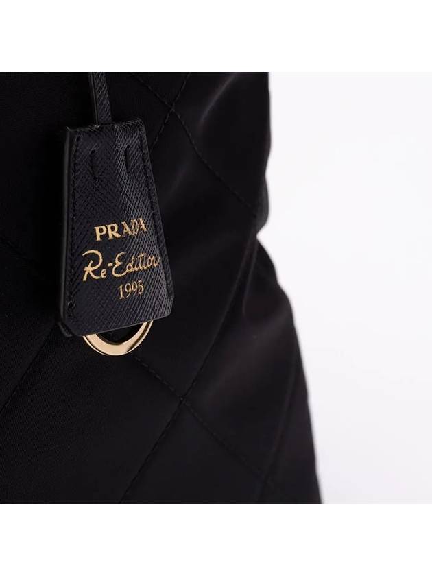 Re-Edition 1995 Chaine Large Re-Nylon Shoulder Bag Black - PRADA - BALAAN 5