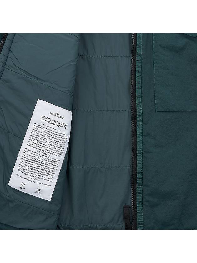 Opaque Nylon Twill with Primaloft Jacket Dark Green - STONE ISLAND - BALAAN 11