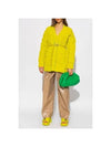 Rised Logo Pattern Cardigan Yellow - BOTTEGA VENETA - BALAAN 3