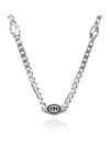 Interlocking G Necklace Silver - GUCCI - BALAAN 2