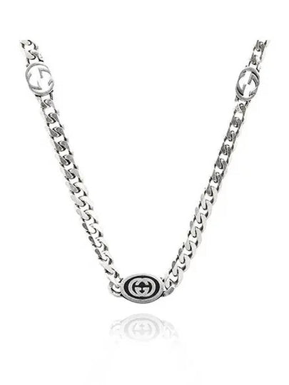 Interlocking G Necklace Silver - GUCCI - BALAAN 2