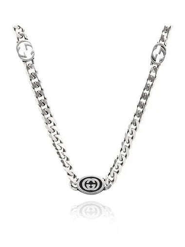 Interlocking G Necklace Silver - GUCCI - BALAAN 1