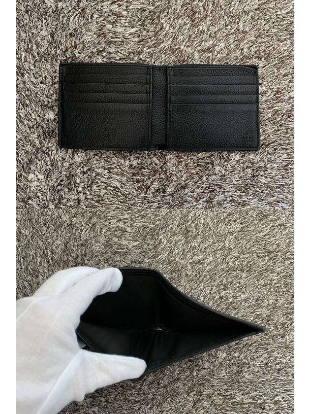 Black band logo leather wallet - GUCCI - BALAAN 5