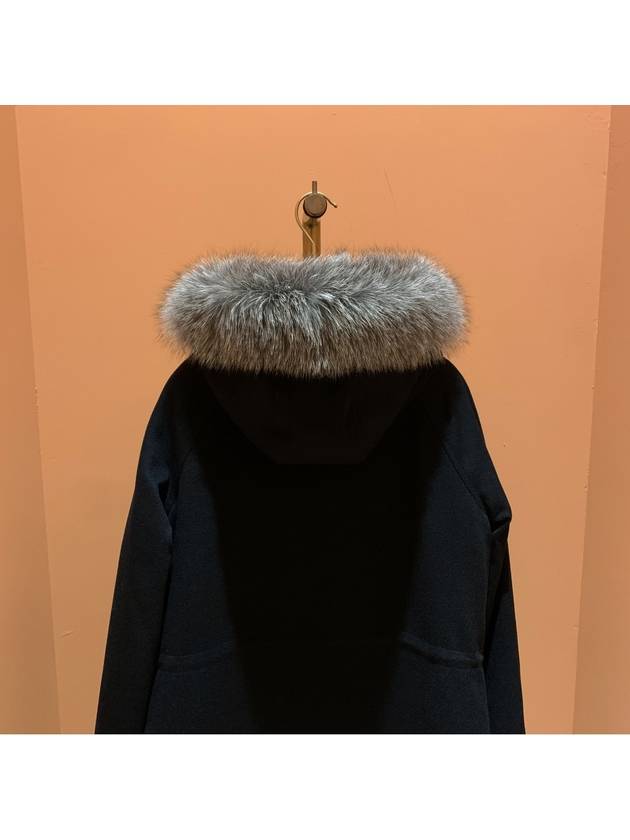 Cashmere Storm System Icery Long Parka Navy - LORO PIANA - BALAAN 6