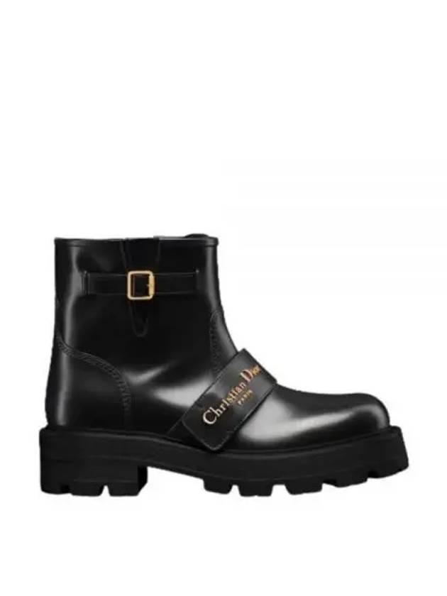 D-Quest Leather Ankle Boots Black - DIOR - BALAAN 2