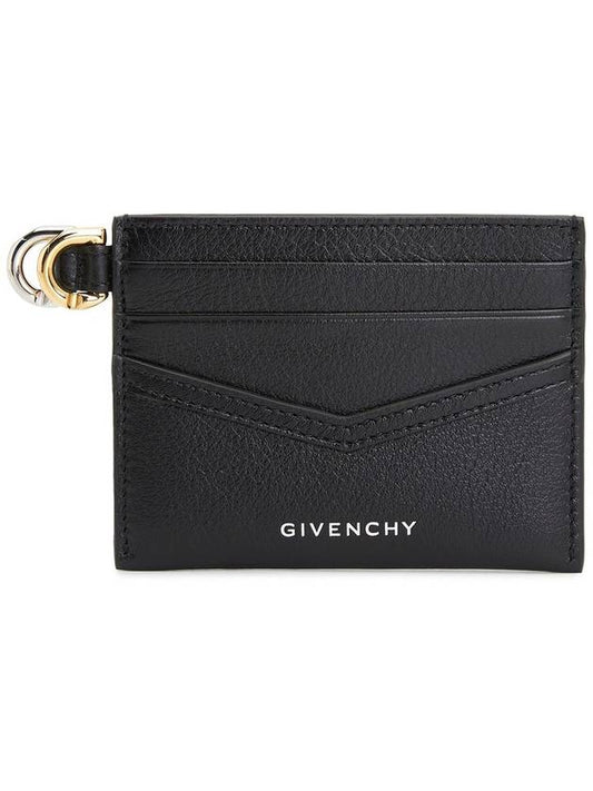Voyou Leather Card Wallet Black - GIVENCHY - BALAAN 2