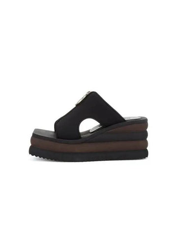 scuba platform slide black - STELLA MCCARTNEY - BALAAN 1