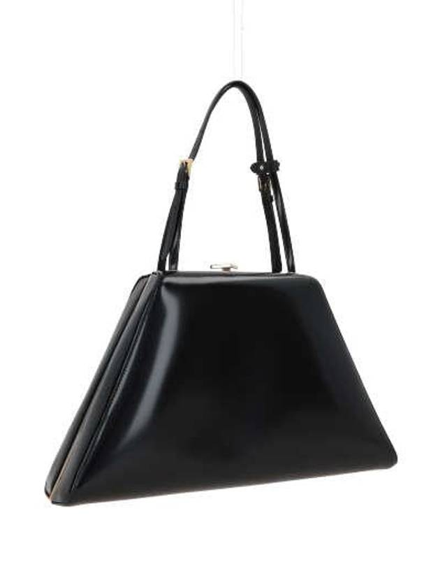 medium brushed leather handbag black 1BK016ZO6F0002VOOO - PRADA - BALAAN 3