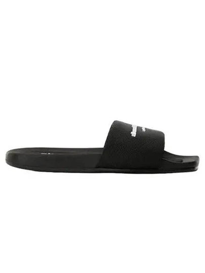 Pool Square Toe Slippers Black - ALEXANDER WANG - BALAAN 2