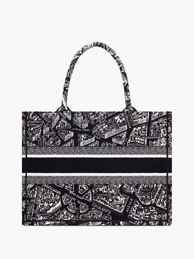 Plan Paris Medium Book Tote Bag - DIOR - BALAAN 4