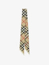 Skinny Check Silk Scarf Archive Beige - BURBERRY - BALAAN 2