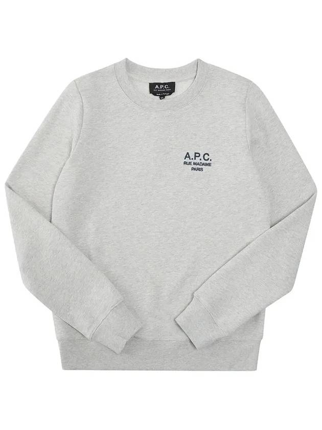 Skye Logo Sweatshirt Grey - A.P.C. - BALAAN 6