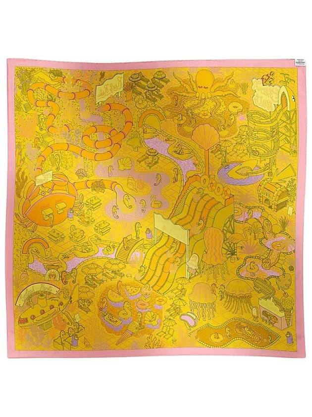 Splash Park Double Face Reversible Scarf 90 H903806S 01 - HERMES - BALAAN 4