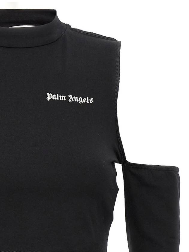 Sweater PWAB029F23FAB0011003 BLACKOFFW BLACK - PALM ANGELS - BALAAN 4