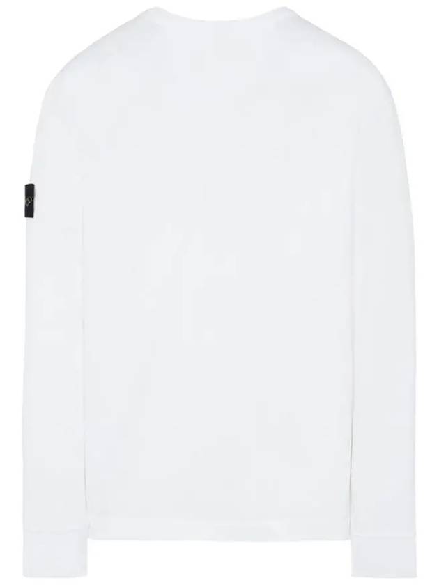 Wappen Patch Crew Neck Sweatshirt White - STONE ISLAND - BALAAN 4