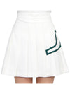 Women's Naomi Pleated Skirt White - J.LINDEBERG - BALAAN 6