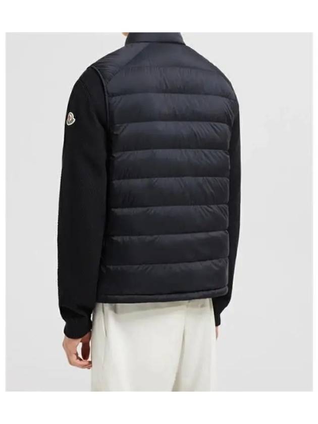 Logo Down Vest Navy - MONCLER - BALAAN 5